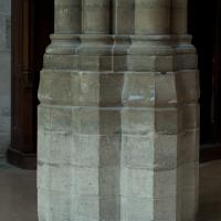 Basilique de Saint-Denis - Interior, nave, organ loft, pier base