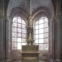 Basilique de Saint-Denis - Interior, chevet, axial chapel elevation