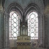 Basilique de Saint-Denis - Interior, chevet, chapel elevation