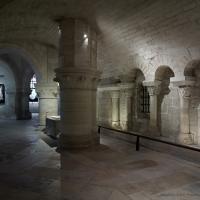 Basilique de Saint-Denis - Interior, crypt, north passage looking northeast