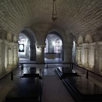 Basilique de Saint-Denis - Interior, crypt, central passage looking east