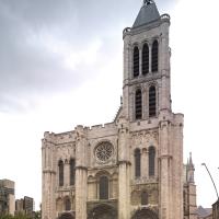 Basilique de Saint-Denis - Exterior, western frontispiece looking northeast