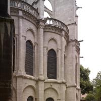 Basilique de Saint-Denis - Exterior, south chevet elevation looking northeast