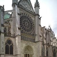 Basilique de Saint-Denis - Exterior, north transept elevation looking southwest