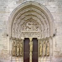 Basilique de Saint-Denis - Exterior, north transept, portal