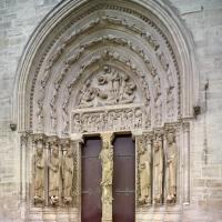 Basilique de Saint-Denis - Exterior, north transept, portal looking southeast