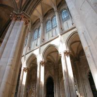 Église Notre-Dame de Semur-en-Auxois - Interior, north nave elevation