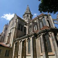 Église Notre-Dame de Semur-en-Auxois - Exterior, south transept and chevet elevation