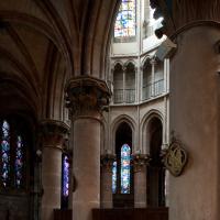 Église Notre-Dame de Semur-en-Auxois - Interior, chevet from north ambulatory aisle
