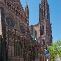 Cathédrale Notre-Dame de Strasbourg - Exterior, north transept elevation looking southwest