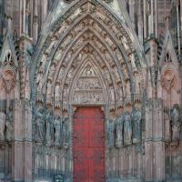 Cathédrale Notre-Dame de Strasbourg - Exterior, western frontispiece, north portal