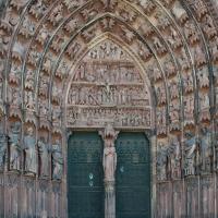 Cathédrale Notre-Dame de Strasbourg - Exterior, western frontispiece, center portal