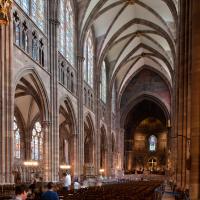 Cathédrale Notre-Dame de Strasbourg - Interior, nave looking northeast