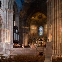 Cathédrale Notre-Dame de Strasbourg - Interior, crossing looking northeast