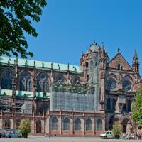 Cathédrale Notre-Dame de Strasbourg - Exterior, south nave and transept elevation
