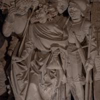 Cathédrale Notre-Dame de Strasbourg - Interior, north transept, Mount of Olives ensemble, sculptural figures