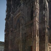 Cathédrale Notre-Dame de Strasbourg - Exterior, western frontispiece, looking northeast