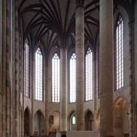 Église des Jacobins - Interior, crossing looking southeast, chevet vaulting and elevation