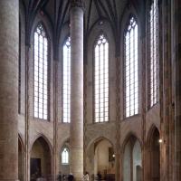 Église des Jacobins - Interior, chevet looking northeast, vaulting and elevation