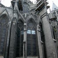 Cathédrale Notre-Dame de Tournai - Exterior, north chevet tracery