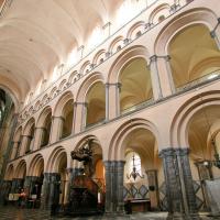 Cathédrale Notre-Dame de Tournai - Interior, south nave elevation looking east