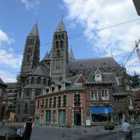 Cathédrale Notre-Dame de Tournai - Exterior, south chevet and transept elevation