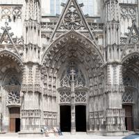 Cathédrale Saint-Gatien de Tours - Exterior, western frontispiece, portals