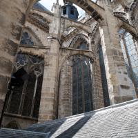 Cathédrale Saint-Gatien de Tours - Exterior, south chevet flying buttresses
