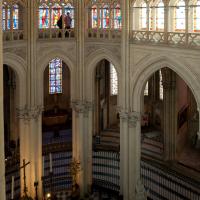 Cathédrale Saint-Gatien de Tours - Interior, chevet triforium and arcade