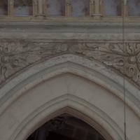 Cathédrale Saint-Gatien de Tours - Interior, chevet, hemicycle, aracde, spandrel panel