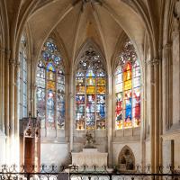 Église de la Trinité de Vendôme - Interior, radiating chapel