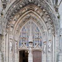 Église de la Trinité de Vendôme - Exterior, western frontispeice, center portal