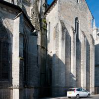 Église de la Trinité de Vendôme - Exterior, north chevet elevation