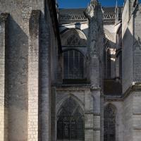 Église de la Trinité de Vendôme - Exterior, north nave elevation at crossing