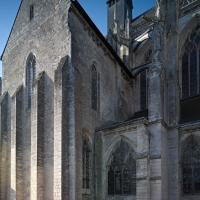 Église de la Trinité de Vendôme - Exterior, north transept and north nave elevation