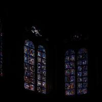 Cathédrale Saint-Maurice d'Angers - Interior, chevet, window