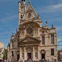 Église Saint-Etienne du Mont - Exterior, western frontispiece elevation