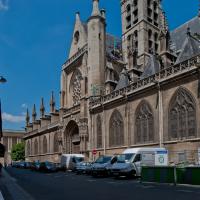 Église Saint-Germain-l’Auxerrois de Paris - Exterior, south elevation looking northwest