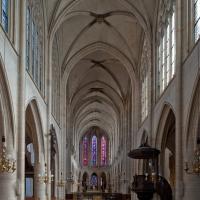 Église Saint-Germain-l’Auxerrois de Paris - Interior, nave looking east
