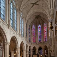Église Saint-Germain-l’Auxerrois de Paris - Interior, northeast chevet elevation