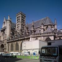 Église Saint-Germain-l’Auxerrois de Paris - Exterior, south chevet elevation looking northwest 