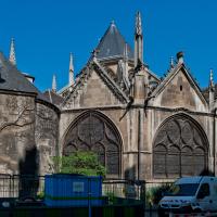 Église Saint-Severin - Exterior, southeast chevet elevation