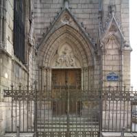 Église Saint-Severin - Exterior, north nave lateral portal 
