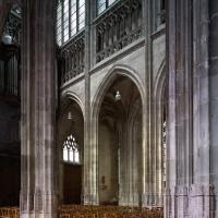 Église Saint-Maclou de Rouen - Interior, south nave aisle looking northwest