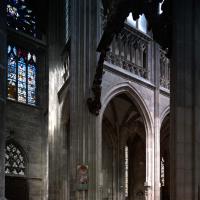 Église Saint-Maclou de Rouen - Interior, north transept and north choir elevation