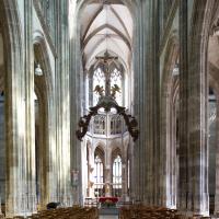 Église Saint-Maclou de Rouen - Interior, nave looking east
