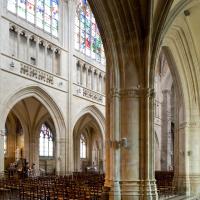 Église Notre-Dame d'Alençon - Interior, north nave elevation from south nave aisle