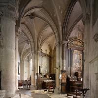 Collégiale Notre-Dame-Saint-Laurent d'Eu - Interior, south ambulatory and radiating chapels