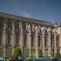 Collégiale Notre-Dame-Saint-Laurent d'Eu - Exterior, north nave elevation