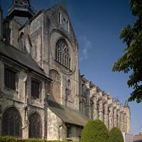 Collégiale Notre-Dame-Saint-Laurent d'Eu - Exterior, north transept elevation